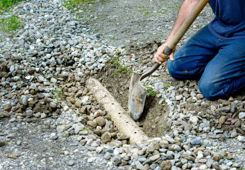 Service Locations for French Drain Installation