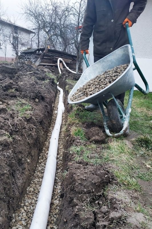 French Drain Installation Process